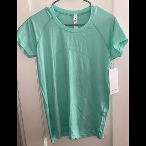 Lululemon Swiftly Tech Short Sleeve in Wild Mint